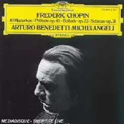 cd frédéric chopin - 10 mazurkas · prélude op. 45 · ballade op.23 · scherzo op. 31