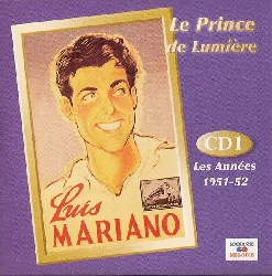 cd luis mariano - le prince de lumière - intégrale des chansons (1951 à  1959) (2010)