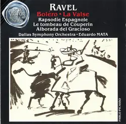 cd maurice ravel, dallas symphony orchestra, eduardo mata - bolero - la valse (1990)