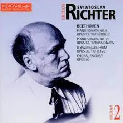 cd sviatoslav richter - sonatas «pathétique», «appassionata» - bagatelles - choral fantasy (1995)