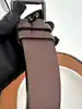 ceinture femme louis vuitton en cuir marron avec boucle ardillon taille 36