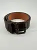 ceinture femme louis vuitton en cuir marron avec boucle ardillon taille 36