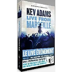 dvd kev adams - live from marseille [édition limitée]