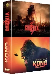 dvd monsters : godzilla + kong : skull island - coffret dvd