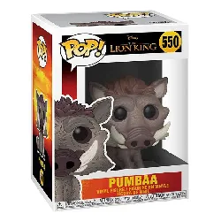 figurine funko! pop - disney - le roi lion (2019) - pumbaa - 9 cm - 550