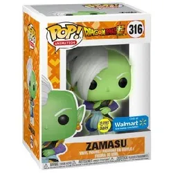 figurine funko! pop - dragon ball z - zamasu (glow in the dark) - n°316