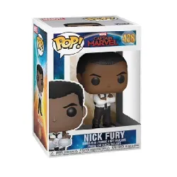figurine funko! pop - marvel : captain marvel - nick fury - 10cm - 428