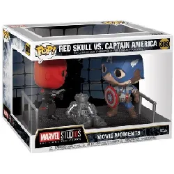 figurine pop - marvel - movie moments captain america vs red skull - funko pop