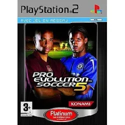 jeu ps2 pro evolution soccer 5 - platinum