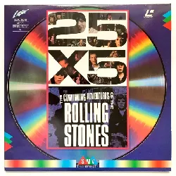laser disc the rolling stones - 25x5 the continuing adventures (1991)