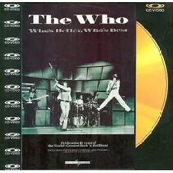 laser disc the who who's better , who's best