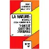 livre la nature - rousseau et les romantiques - chateaubriand - lamartine - vigny - musset - nerval - hugo - textes et questions d