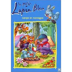 livre le petit lapin bleu - n° 9 - le petit lapin bleu et le baptême de l'air