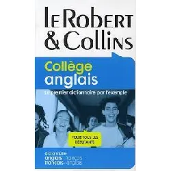 livre le robert & collins collège anglais - dictionnaire français - anglais et anglais - français
