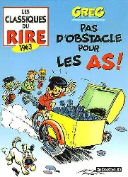 livre les classiques du rire - les as - pas d'obstacles pour les as