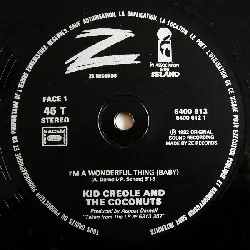 vinyle kid creole and the coconuts - i'm a wonderful thing (1982)