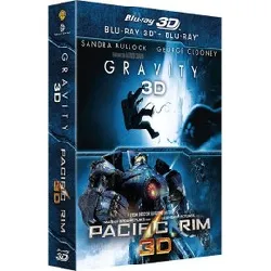 blu-ray gravity 3d + pacific rim 3d - 3d