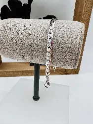 bracelet maille anglaise argent 800 millième (19 ct) 8,62g