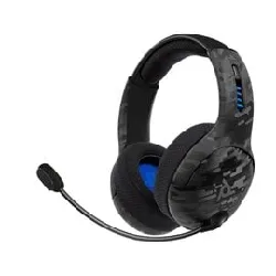 casque gamer pdp lvl50 ps4 sans fil camo noir