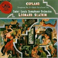 cd aaron copland - symphony no. 3 - music for a great city (1990)