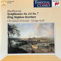 cd beethoven, cleveland orchestra · george szell - symphonies no. 4 & no. 7 - king stephen overture (1991)