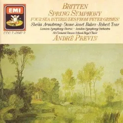 cd benjamin britten - spring symphony: four sea interludes from 'peter grimes' (1986)