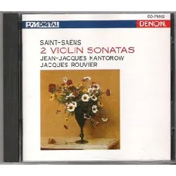 cd camille saint - saëns - 2 violin sonatas (1992)