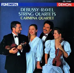 cd carmina quartet - debussy / ravel - string quartets (1992)