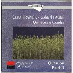 cd césar franck - quatuors à cordes (1992)