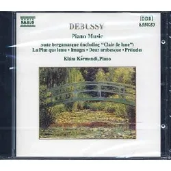 cd claude debussy - piano music - suite bergamasque / la plus que lente / images / deux arabesque / préludes (1989)
