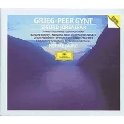cd edvard grieg - peer gynt / sigurd jorsalfar (complete recordings) (1987)