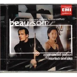 cd emmanuel pahud - beau soir - french and japanese melodies for flute and harp (2004)