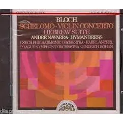 cd ernest bloch - ernest bloch, schelomo, violin concerto, hebrew suite (1992)