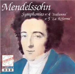 cd felix mendelssohn - bartholdy - symphonies n°4  (1990)