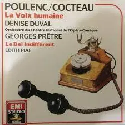 cd francis poulenc - la voix humaine / le bel indifférent (1988)