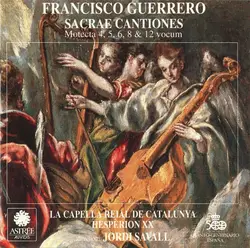 cd francisco guerrero, la capella reial de catalunya, hespèrion xx, jordi savall - sacrae cantiones (motecta 4, 5, 6, 8 & 12 vocum