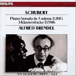cd franz schubert - piano sonata in a minor, d. 845 - 3 klavierstücke d. 946