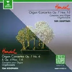 cd georg friedrich händel - organ concertos op. 7 nos. 1 - 5 / organ concertos op. 7 no. 6 & op. 4 nos. 1 - 6 (1986)
