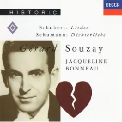 cd gérard souzay - schubert: lieder / schumann: dichterliebe (1994)