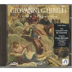 cd giovanni gabrieli - sacrae symphoniae (1990)
