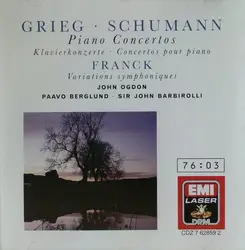 cd grieg · schumann / franck, john ogdon, new philharmonia orchestra, philharmonia orchestra, paavo berglund, sir john barbirolli 