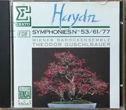 cd haydn - symphonies nos. 53 / 61 / 77 (1988)