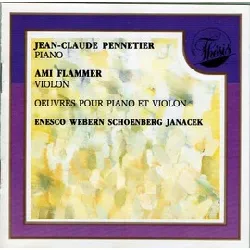 cd jean - claude pennetier - oeuvres pour piano et violon