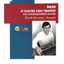 cd johann sebastian bach - das wohltemperierte clavier - le clavier bien tempéré (1994)