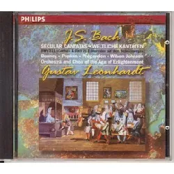 cd johann sebastian bach - secular cantatas / weltliche kantate bwv 211 & bwv 213 (1995)