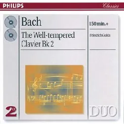 cd johann sebastian bach - the well - tempered clavier, bk 2 (1995)
