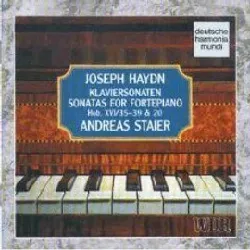 cd joseph haydn - klaviersonaten - sonatas for fortepiano hob. xvi/35 - 39 & 20 (1993)