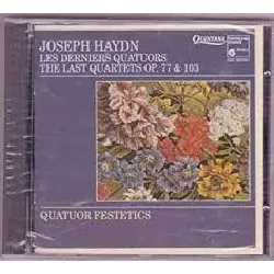 cd joseph haydn - les derniers quatuors = the last string quartets op. 77 & 103 (1991)