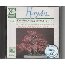 cd joseph haydn - symphonies nos. 53 / 61 / 77 (1988)