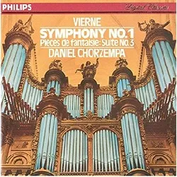 cd louis vierne - symphony no 1 / pièces de fantaisie: suite no. 3 (1988)